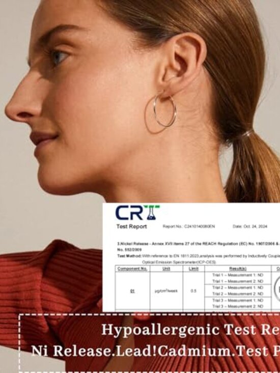 il_fullxfull.6809566819_tm1g.  BRAND NEW 2mm Wide 925 Sterling Silver Hoop Earrings for Women